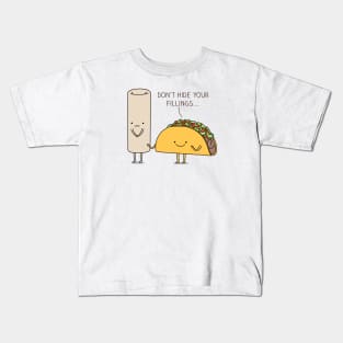 Burrito or Taco? Kids T-Shirt